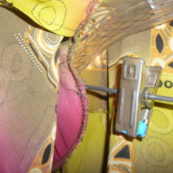 MLLE GABRIELLE Womans Shirt SIZE 14 Shirt Pink Multi Color Formal Blouse - Picture 4 of 5